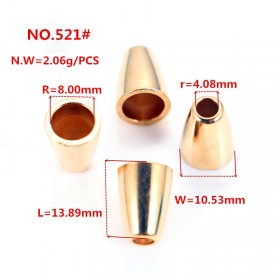 Bronze/Rose Gold/Glossy black/Gold/White/Platinum/Matte black-Alloy End Stopper Bronze/Rose Gold/Glossy black/Gold/White/Platinum/Matte black-Alloy End Stopper