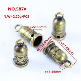 Gold/Bronze/Rose Gold/Glossy black/White/Platinum/Matte black-Alloy End Stopper Gold/Bronze/Rose Gold/Glossy black/White/Platinum/Matte black-Alloy End Stopper