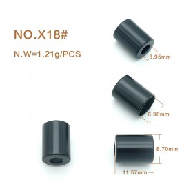 Rose Gold/Bronze/Platinum/Matte black/Gold/White/Glossy black-Alloy End Stopper Rose Gold/Bronze/Platinum/Matte black/Gold/White/Glossy black-Alloy End Stopper