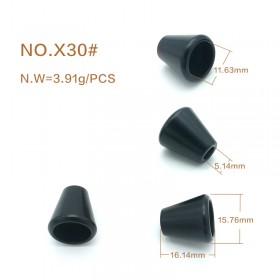 Rose Gold/Bronze/Platinum/Matte black/Gold/White/Glossy black-Alloy End Stopper Rose Gold/Bronze/Platinum/Matte black/Gold/White/Glossy black-Alloy End Stopper