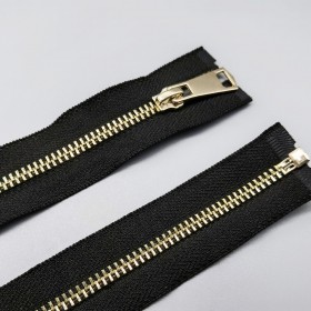 No. 5 metal Y tooth gold opening and closing tail new titanium zipper