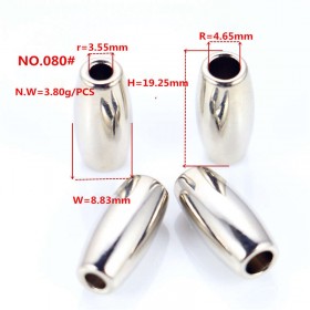 Matte black/Bronze/Gold/Platinum/White/Rose Gold/Glossy black-Alloy Rotundity End Stopper Matte black/Bronze/Gold/Platinum/White/Rose Gold/Glossy black-Alloy Rotundity End Stopper